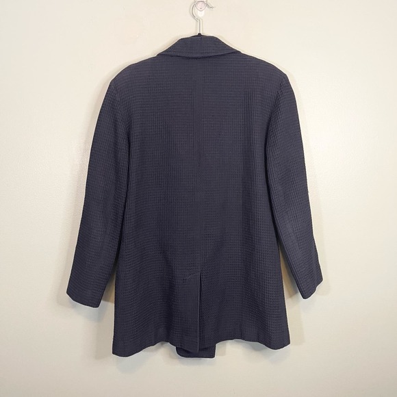 Kenneth Cole Men's Gray Double Breasted Long Sleeve Pea Coat Jacket Medium - Picture 2 of 15